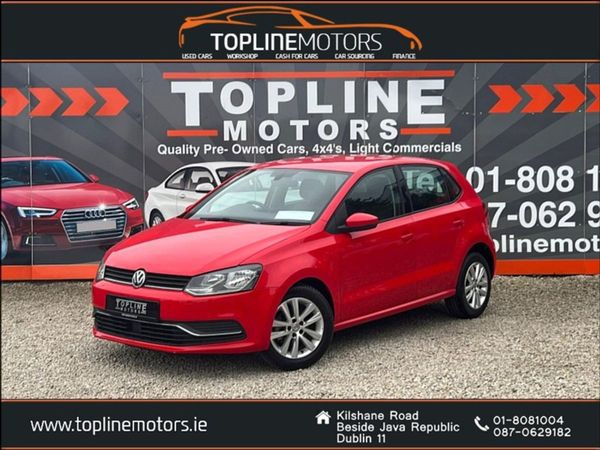 Volkswagen Polo Hatchback, Petrol, 2016, Red