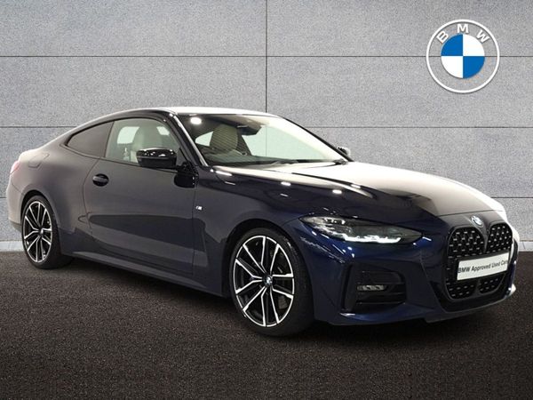 BMW 4-Series Coupe, Petrol, 2021, Blue
