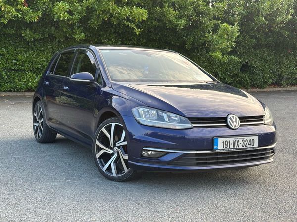 Volkswagen Golf Hatchback, Diesel, 2019, Blue