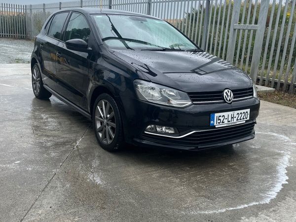 Volkswagen Polo Hatchback, Petrol, 2015, Black