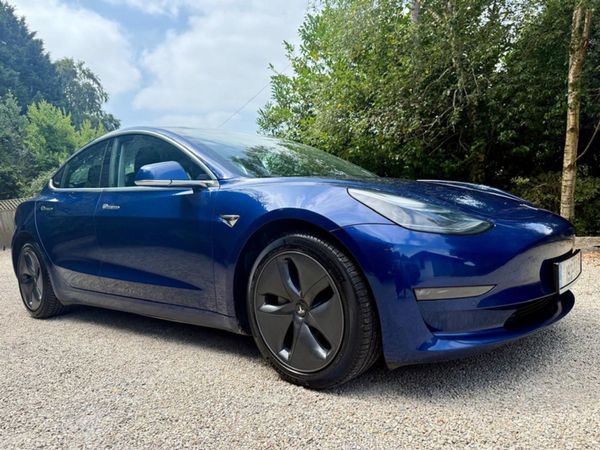 Tesla Model 3 Saloon, Electric, 2019, Blue