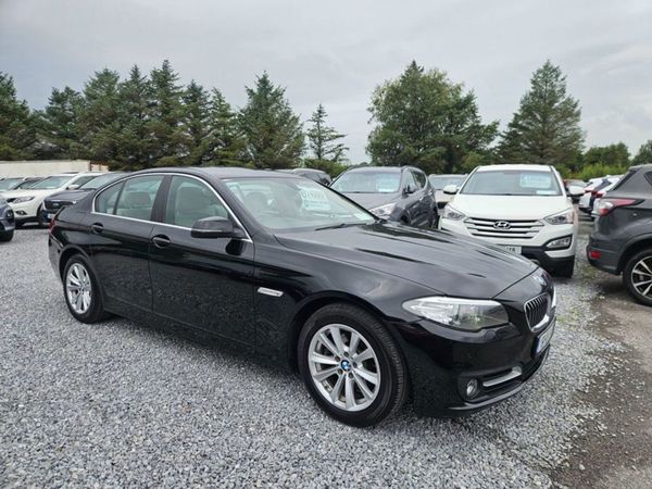 BMW 5-Series Saloon, Diesel, 2015, Black