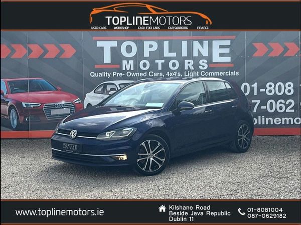 Volkswagen Golf Hatchback, Petrol, 2019, Blue