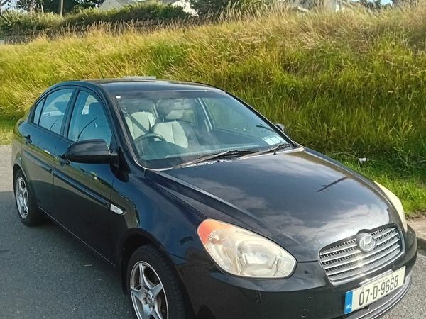 Hyundai Accent Saloon, Petrol, 2007, Black