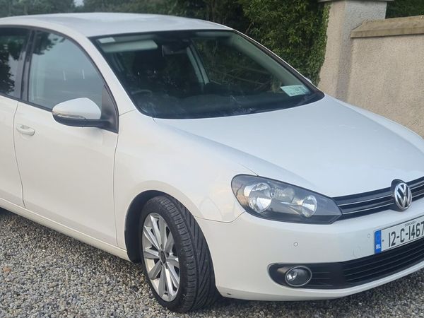 Volkswagen Golf Hatchback, Diesel, 2012, White