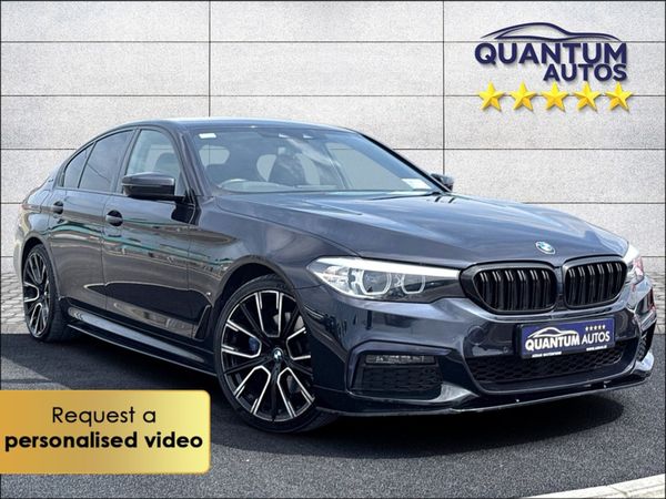 BMW 5-Series Saloon, Petrol Plug-in Hybrid, 2018, Black