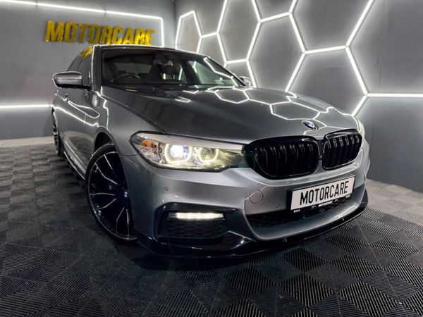 BMW 5-Series Saloon, Petrol Plug-in Hybrid, 2018, Blue