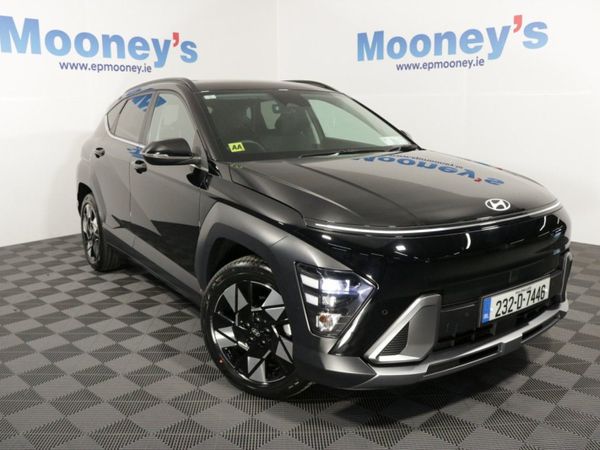 Hyundai KONA Crossover, Petrol Hybrid, 2023, Black