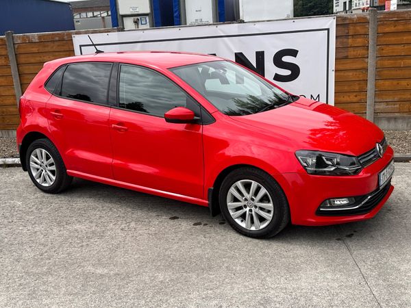 Volkswagen Polo Hatchback, Petrol, 2017, Red
