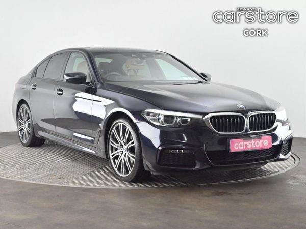 BMW 5-Series Saloon, Petrol Plug-in Hybrid, 2018, Black