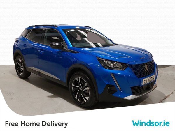 Peugeot 2008 SUV, Electric, 2023, Blue