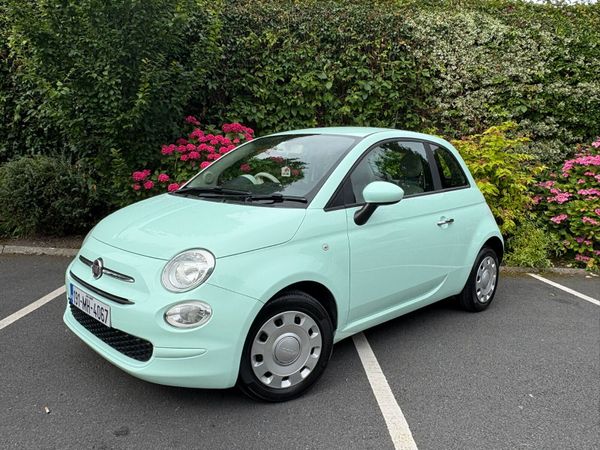 Fiat 500 Hatchback, Petrol, 2019, Blue