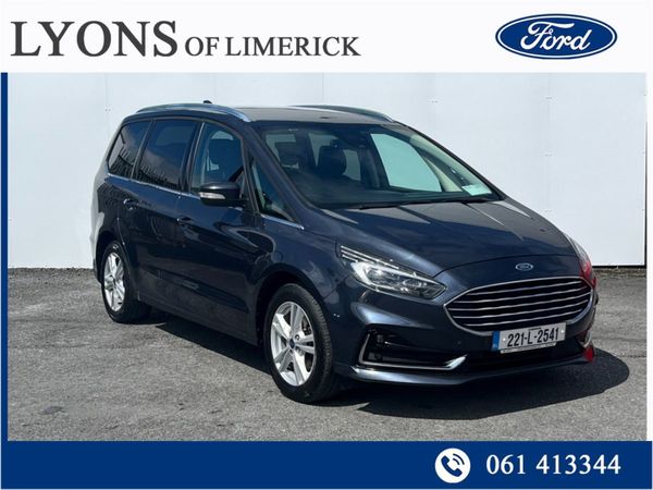 Ford Galaxy MPV, Petrol Hybrid, 2022, Blue