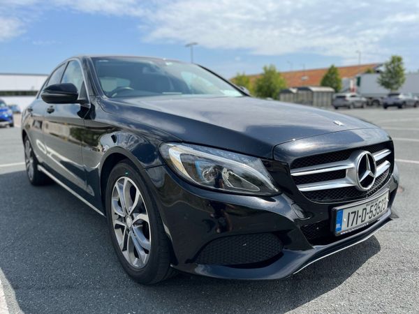 Mercedes-Benz C-Class Saloon, Petrol Plug-in Hybrid, 2017, Black