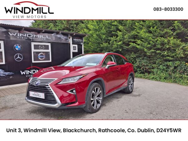 Lexus RX SUV, Petrol Hybrid, 2019, Red