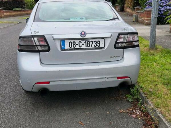 Saab 9-3 Saloon, Ethanol Petrol, 2008, Silver