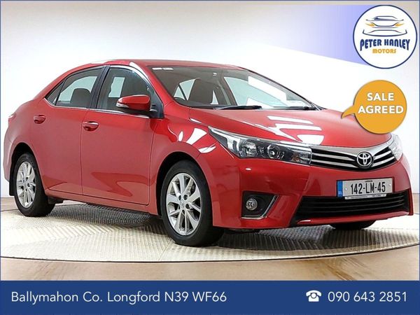 Toyota Corolla Saloon, Diesel, 2014, Red