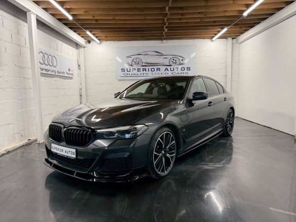 BMW 5-Series Saloon, Diesel Hybrid, 2021, Grey