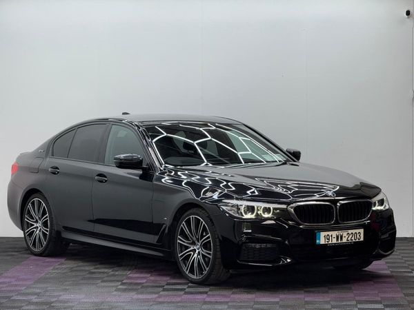 BMW 5-Series Saloon, Petrol Plug-in Hybrid, 2019, Black