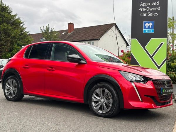 Peugeot 208 Hatchback, Electric, 2022, Red