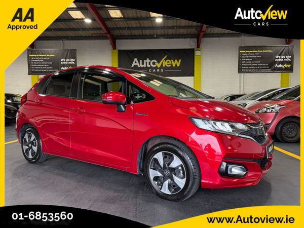 Honda Jazz Hatchback, Petrol Hybrid, 2018, Red