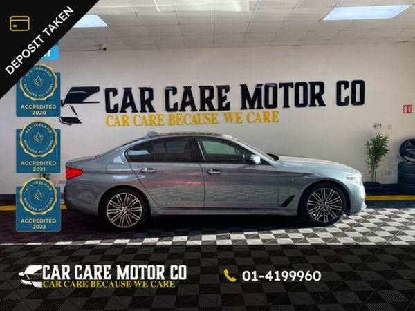 BMW 5-Series Saloon, Diesel, 2018, Blue