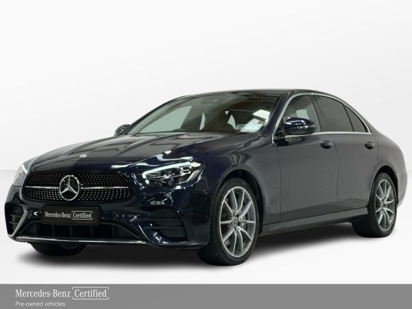 Mercedes-Benz E-Class Saloon, Petrol Plug-in Hybrid, 2022, Blue
