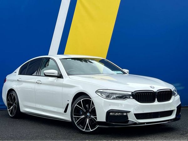 BMW 5-Series Saloon, Petrol Plug-in Hybrid, 2018, White