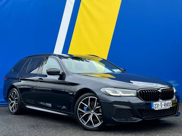 BMW 5-Series Estate, Petrol Plug-in Hybrid, 2023, Black