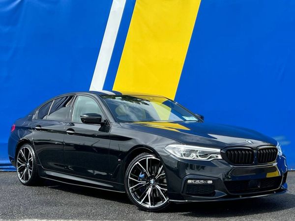 BMW 5-Series Saloon, Petrol Plug-in Hybrid, 2018, Black