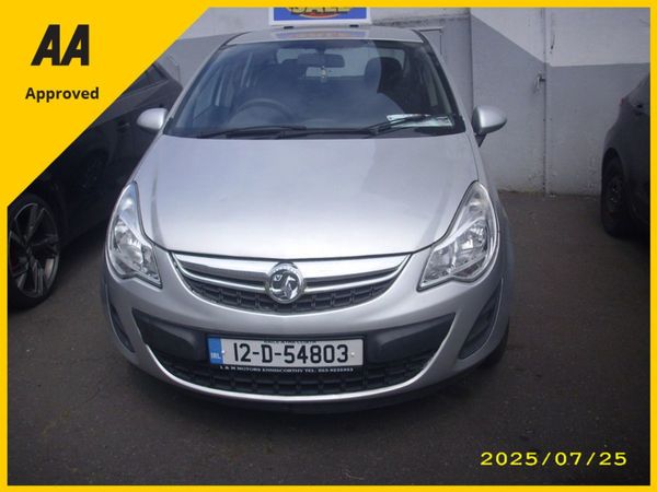 Vauxhall Corsa Hatchback, Petrol, 2012, Silver