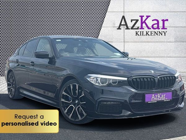 BMW 5-Series Saloon, Petrol Plug-in Hybrid, 2018, Black