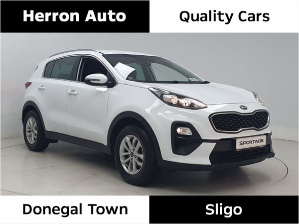 Kia Sportage SUV, Diesel Hybrid, 2021, White
