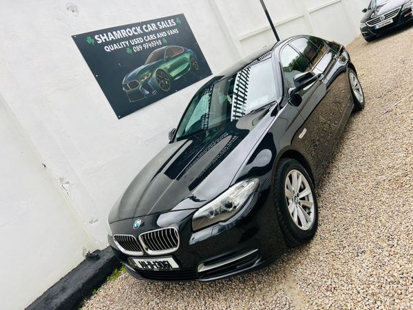 BMW 5-Series Saloon, Diesel, 2014, Black