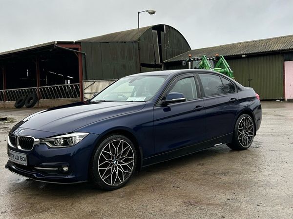 BMW 3-Series Saloon, Diesel, 2017, Blue