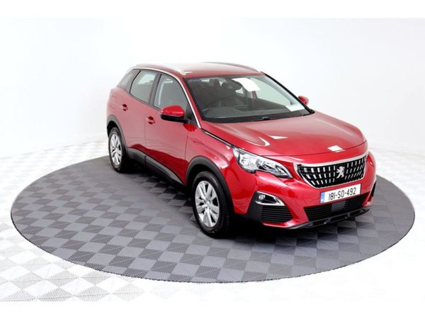 Peugeot 3008 SUV, Petrol, 2018, Red