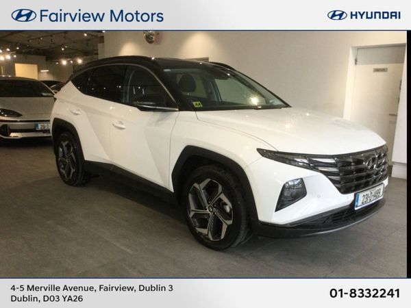 Hyundai Tucson SUV, Petrol Plug-in Hybrid, 2023, White