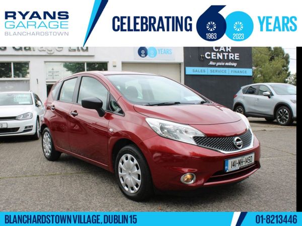 Nissan Note MPV, Petrol, 2014, Red