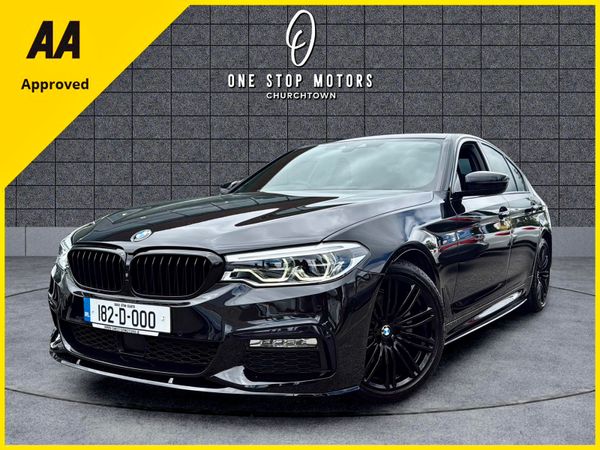 BMW 5-Series Saloon, Diesel, 2018, Black