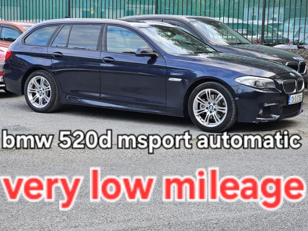 BMW 5-Series Estate, Diesel, 2013, Blue