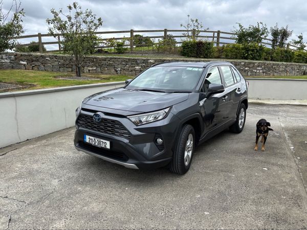 Toyota RAV4 SUV, Petrol Hybrid, 2021, Grey