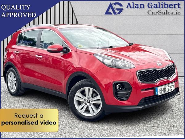 Kia Sportage MPV, Diesel, 2018, Red