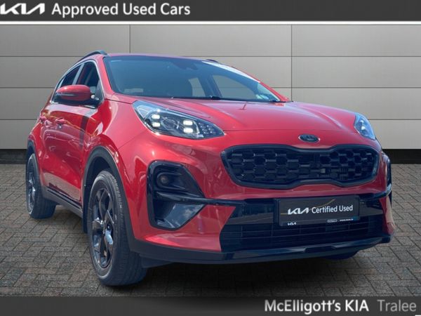 Kia Sportage MPV, Diesel Hybrid, 2021, Red