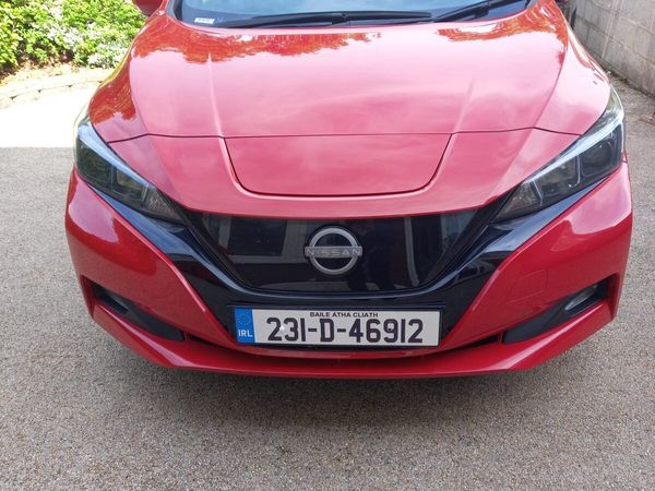 Nissan Leaf Hatchback, Electric, 2023, Red