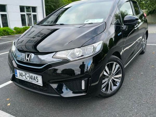 Honda Fit Hatchback, Petrol Hybrid, 2014, Black