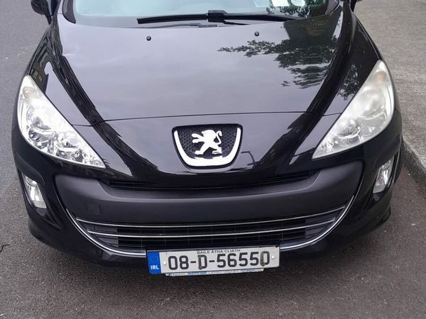 Peugeot 308 Hatchback, Diesel, 2008, Black