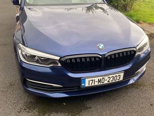 BMW 5-Series Saloon, Diesel, 2017, Blue