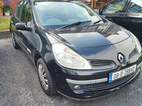 Renault Clio Hatchback, Petrol, 2008, Black