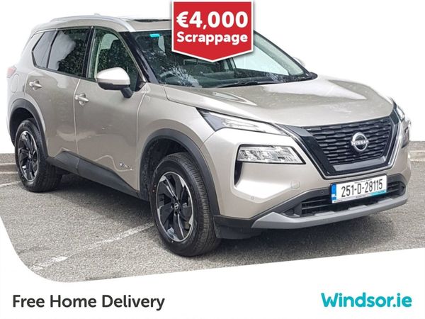Nissan X-Trail SUV, Petrol Hybrid, 2025, Silver