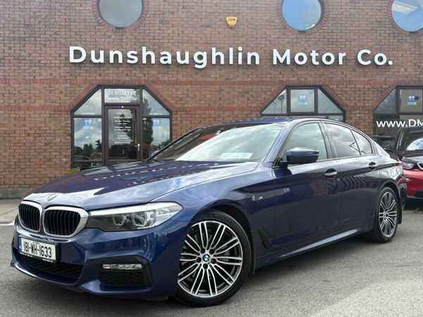 BMW 5-Series Saloon, Diesel, 2018, Blue